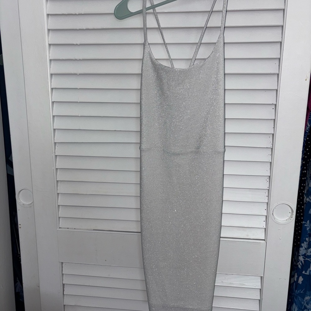 Elegant Silver Dress